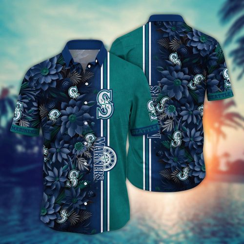 MLB Seattle Mariners Hawaiian Shirt: Steal Bases & Show Your Fan Spirit!