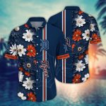MLB Detroit Tigers Hawaiian Shirt: Floral Finesse for Sports Fans