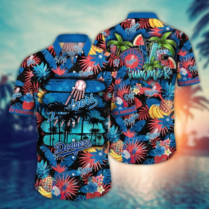 MLB Los Angeles Dodgers Hawaiian Shirt – Perfect for Sports Fans