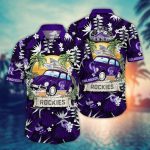 MLB Colorado Rockies Hawaiian Shirt: Stay Cool in Summer Heatwave! Perfect for Sports Fans