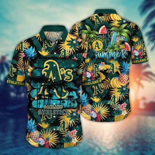 Oakland Athletics MLB Hawaiian Shirt: Perfect Pitch Style for Sports Fans