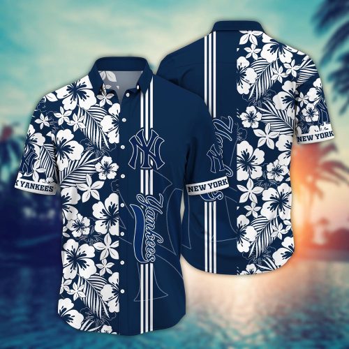 MLB New York Yankees Hawaiian Shirt: Swing Into Summer with Style!