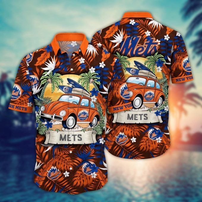 MLB New York Mets Hawaiian Shirt – Perfect for Summer Sports Fans!