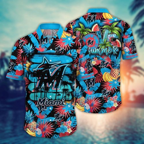 MLB Miami Marlins Hawaiian Shirt: Perfect Style for Sports Fans