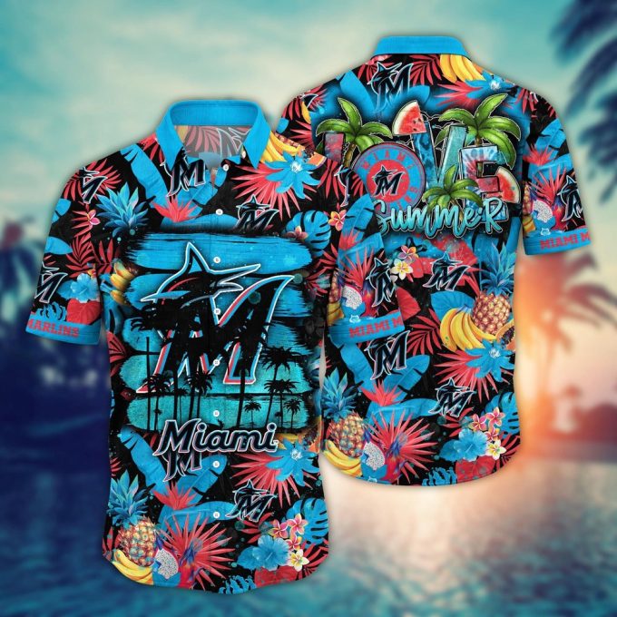 MLB Miami Marlins Hawaiian Shirt: Perfect Style for Sports Fans