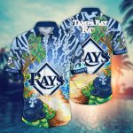 MLB Tampa Bay Rays Hawaiian Shirt: Diamond Dreamscape for Sports Fans