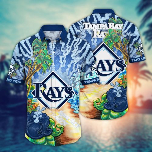 MLB Tampa Bay Rays Hawaiian Shirt: Diamond Dreamscape for Sports Fans