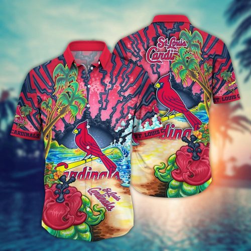 MLB St Louis Cardinals Hawaiian Shirt: Diamond Dreamscape for Sports Fans