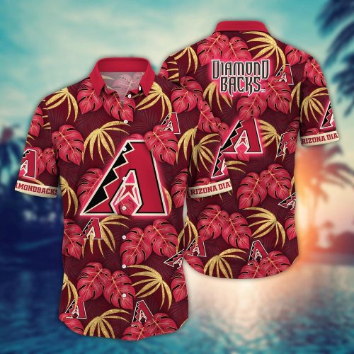 MLB Arizona Diamondbacks Hawaiian Shirt: Floral Symphony Fan Gift