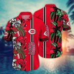 MLB Cincinnati Reds Hawaiian Shirt: Summer Swirl Fan Gift MLB Cincinnati Reds Hawaiian Shirt: Summer Swirl Fan Gift