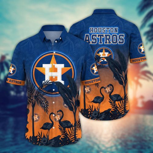 MLB Houston Astros Hawaiian Shirt: Sunset Chase Gift For Fans
