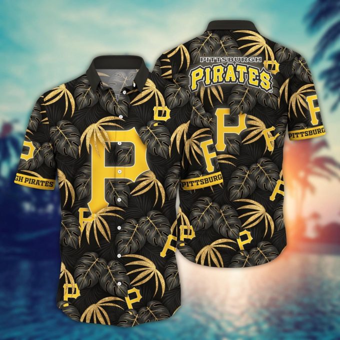 MLB Pittsburgh Pirates Hawaiian Shirt: Floral Symphony Fan Gift