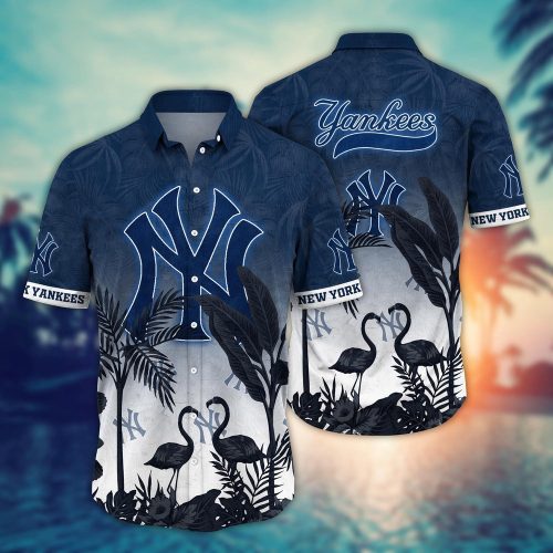 MLB New York Yankees Hawaiian Shirt: Chase the Sunset Fan Gift