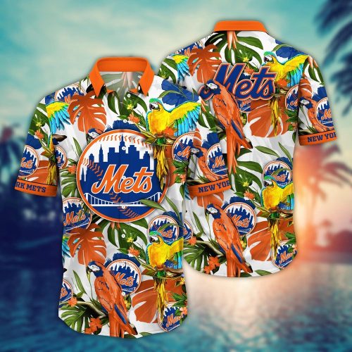 MLB New York Mets Hawaiian Shirt: Victory In Bloom Gift For Fans