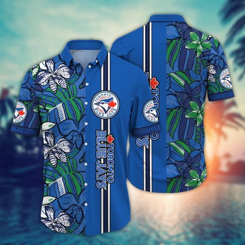 MLB Toronto Blue Jays Hawaiian Shirt - Summer Swirl Fan Gift