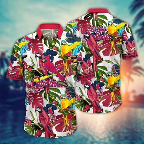 MLB St Louis Cardinals Hawaiian Shirt - Victory In Bloom Fan Gift