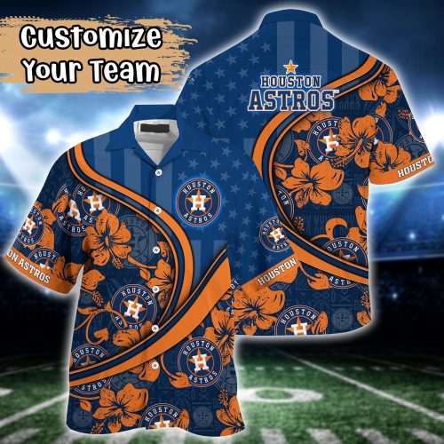 Official MLB Houston Astros Custom Hawaiian Shirt for Fans - Harmony Hues