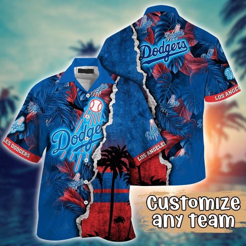 MLB Los Angeles Dodgers Hawaiian Shirt: Custom Champion Chic Couture for Fans