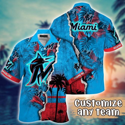 MLB Miami Marlins Custom Hawaiian Shirt for Fans - Champion Chic Couture
