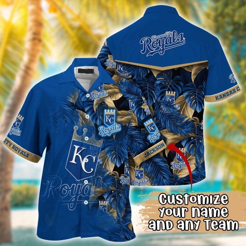MLB Kansas City Royals Custom Hawaiian Shirt: Radiant Rhythms for Fans
