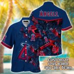 MLB Los Angeles Angels Custom Hawaiian Shirt – Radiant Rhythms for Fans