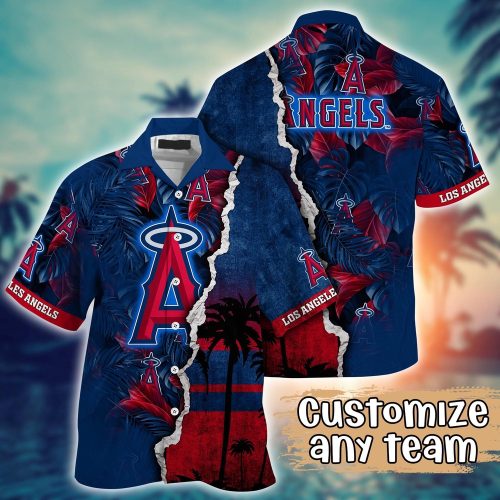 MLB Los Angeles Angels Hawaiian Shirt: Customized Champion Chic Couture for Fans