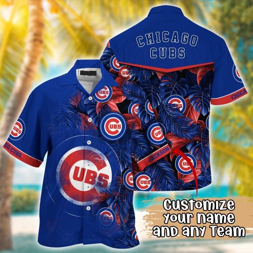 MLB Chicago Cubs Custom Hawaiian Shirt: Radiant Rhythms for Fans