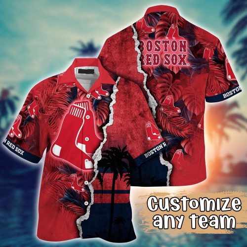 MLB Boston Red Sox Custom Hawaiian Shirt - Champion Chic Couture for Fans
