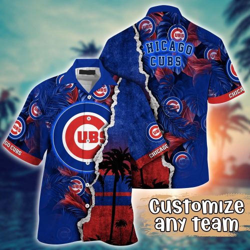 MLB Chicago Cubs Custom Hawaiian Shirt: Champion Chic Couture for Fans