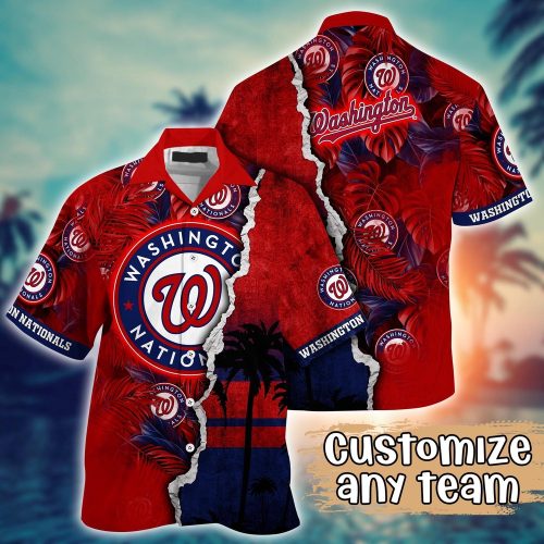 MLB Washington Nationals Custom Hawaiian Shirt - Champion Chic Couture for Fans