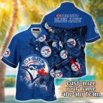 MLB Toronto Blue Jays Custom Hawaiian Shirt: Radiant Rhythms for Fans