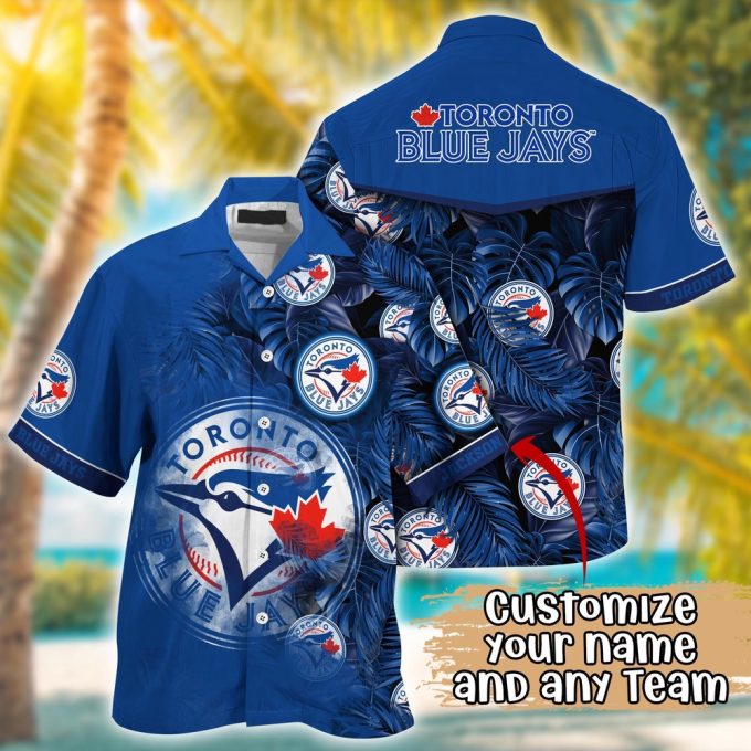 MLB Toronto Blue Jays Custom Hawaiian Shirt: Radiant Rhythms for Fans