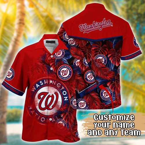 MLB Washington Nationals Custom Hawaiian Shirt for Fans - Radiant Rhythms