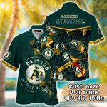 Oakland Athletics Custom Hawaiian Shirt: Radiant Rhythms for MLB Fans