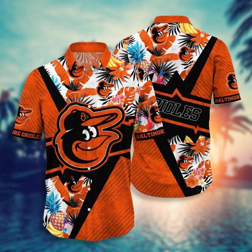 Baltimore Orioles Hawaiian Shirt: Swing Into Sunset with Floral Design for Fans