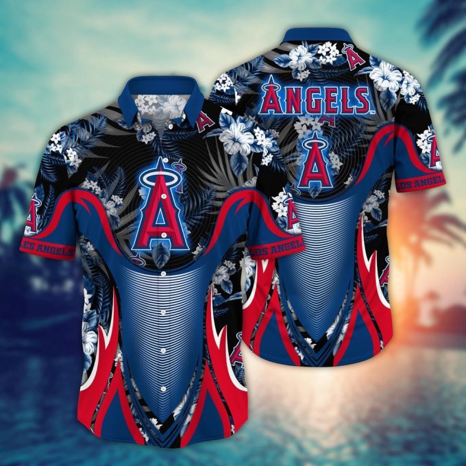MLB Los Angeles Angels Hawaiian Shirt: Grandstand Glamour for Fans