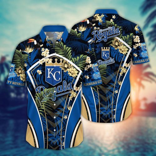 MLB Kansas City Royals Hawaiian Shirt: Fans Favorite Flower Strike Style
