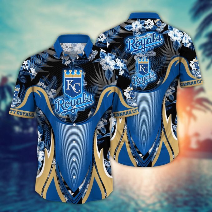 MLB Kansas City Royals Hawaiian Shirt – Flower Grandstand Glamour for Fans