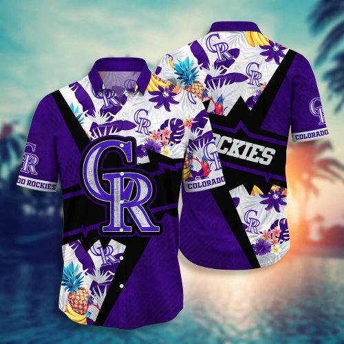 MLB Colorado Rockies Hawaiian Shirt: Fan Favorite with Sunset Design