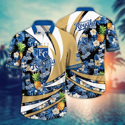 MLB Kansas City Royals Hawaiian Shirt - Bloom in Glory for Fans