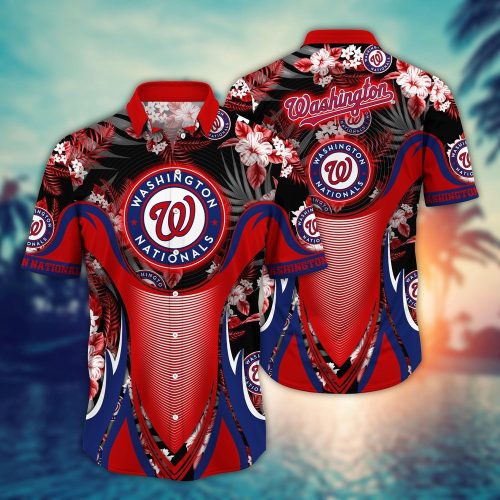 MLB Washington Nationals Hawaiian Shirt – Flower Grandstand Glamour for Fans
