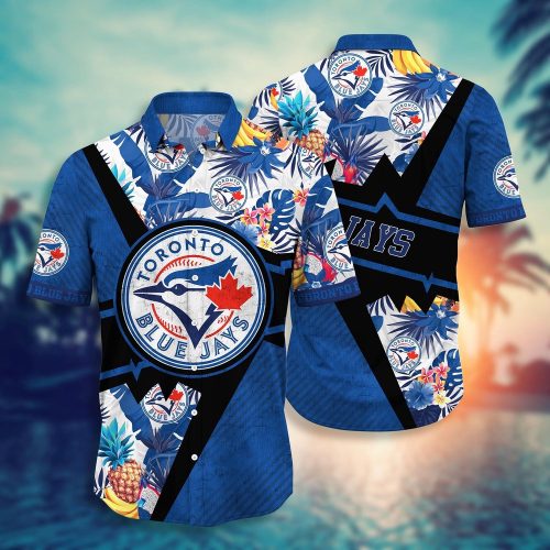 Toronto Blue Jays Hawaiian Shirt: Swing Into Sunset with Floral Design for Fans