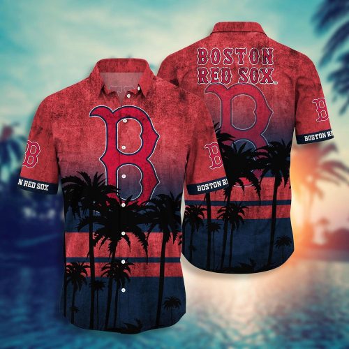 MLB Boston Red Sox Hawaiian Shirt: Swing Stylishly for Fans!