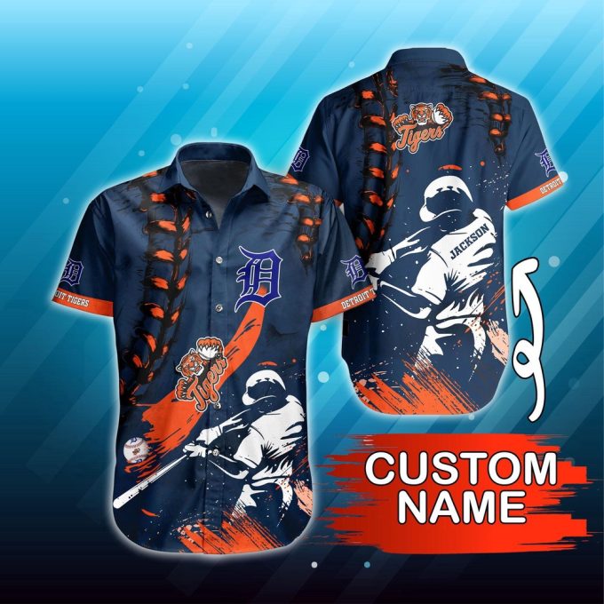 Custom Detroit Tigers Hawaiian Shirt: Perfect Summer Symphony for MLB Fans