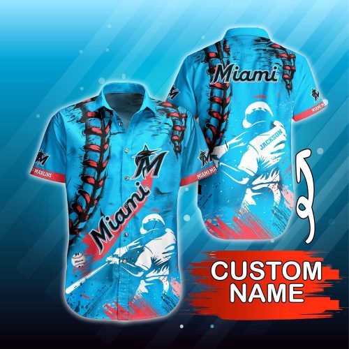 Custom Miami Marlins Hawaiian Shirt: Perfect Summer Symphony for Fans
