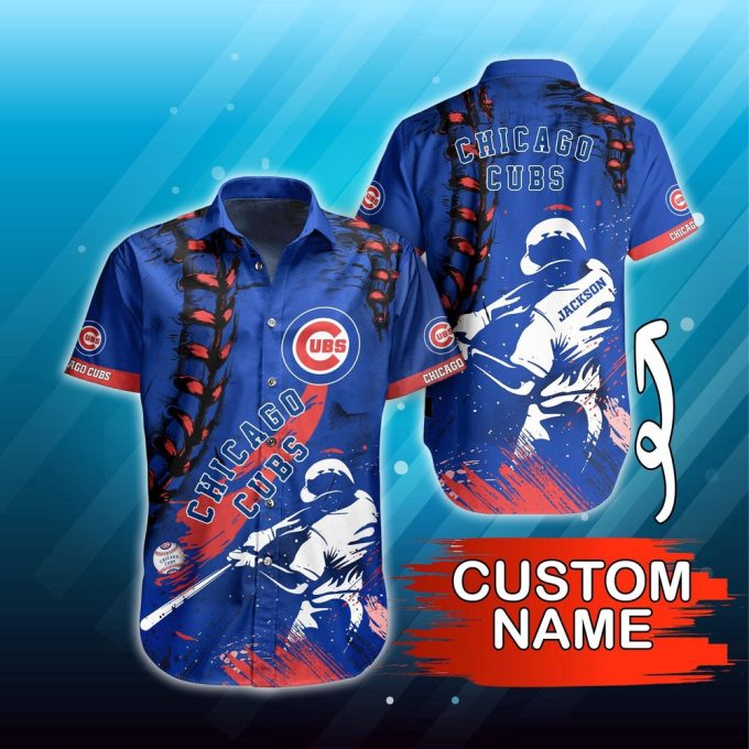 Custom Chicago Cubs Hawaiian Shirt: Perfect Summer Attire for MLB Fans!