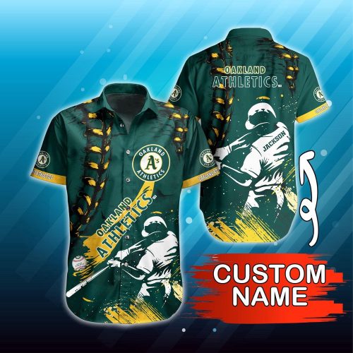 Custom Oakland Athletics Hawaiian Shirt - Perfect Summer Gear for MLB Fans