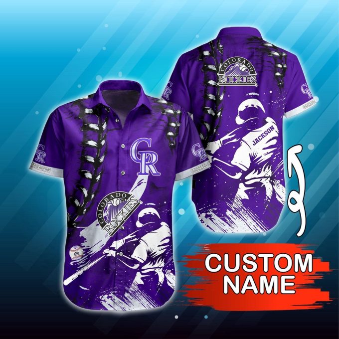 Customized MLB Colorado Rockies Hawaiian Shirt – Summer Fan Collection