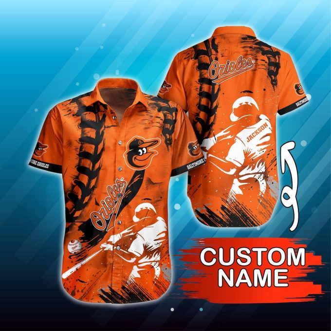 Custom MLB Baltimore Orioles Hawaiian Shirt: Summer Symphony for Fans