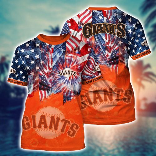 MLB San Francisco Giants Hawaiian Heatwave 3D T-Shirt - For Sports Fans